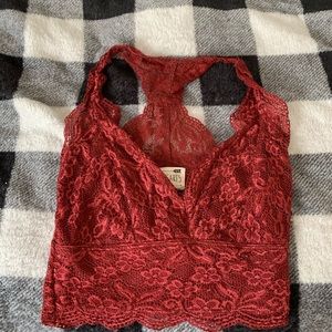 Maroon Bralette from PACSUN